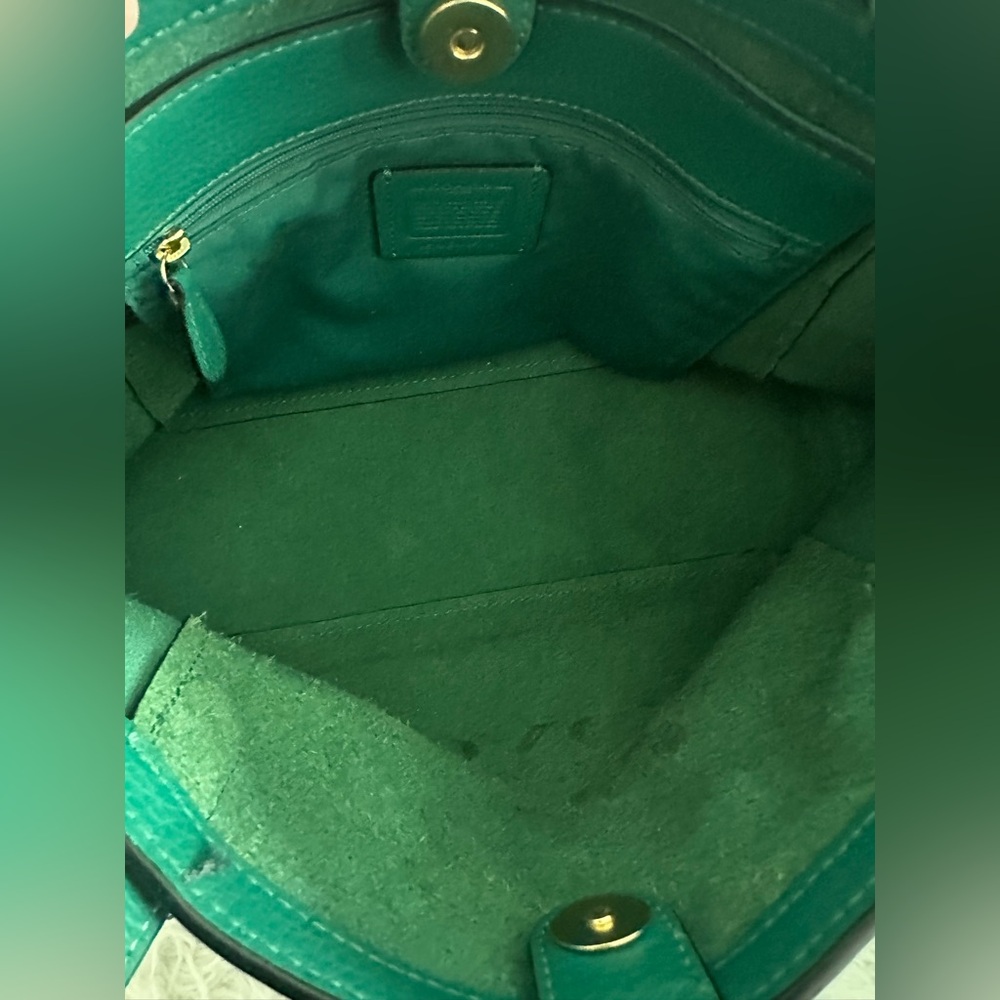 Coach Tote 27 Colorblock with Horse and Carriage Handbag Bag Twilight Multi 5775 - Picture 10 of 11